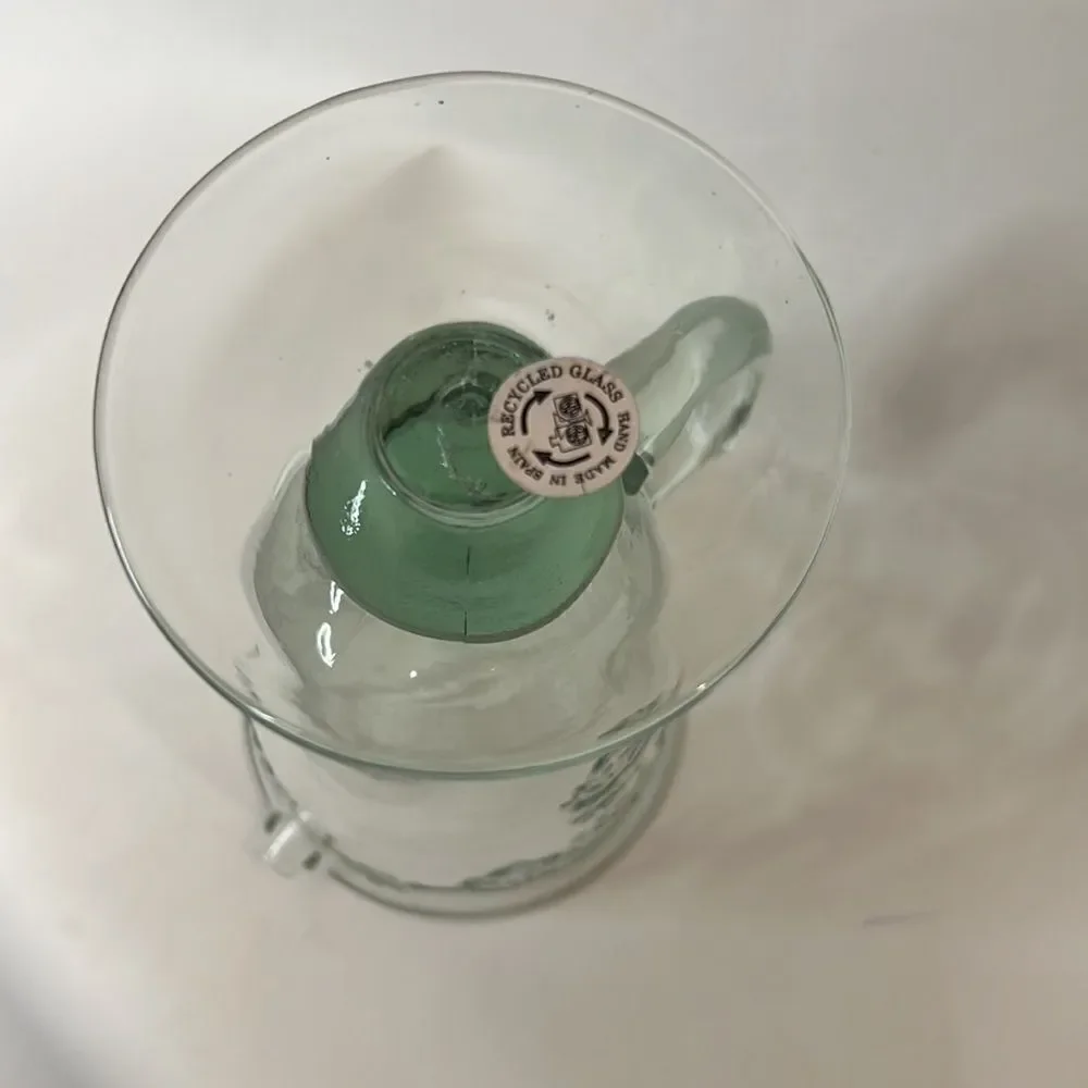 Recycled Glass vintage floral
